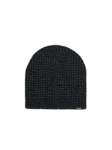 Cropp - Шапка beanie с апликация - черeн