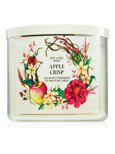 Bath & Body Works Apple Crisp ароматна свещ 411 гр.