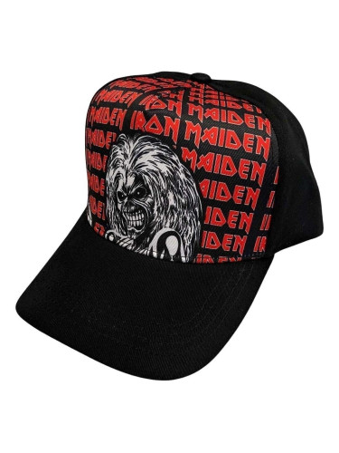 Iron Maiden Шапка Eddie Logo Repeat Black