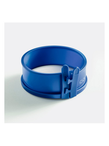 Силиконова форма COOX с порцеланова основа в син цвят - Ø12 х h4 см