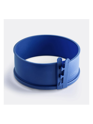 Силиконова форма COOX с порцеланова основа в син цвят - Ø18 х h7 см