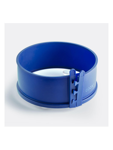Силиконова форма COOX със стъклена основа в син цвят - Ø18 х h7 см