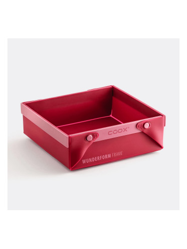 Сгъваема форма за печене (тава) COOX WUNDERFORM SQ в червен цвят - 19,5 х 18 х h7 см