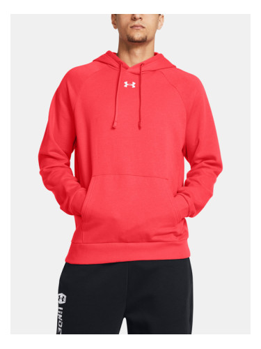 Under Armour UA Rival Fleece Hoodie Sweatshirt Cherven