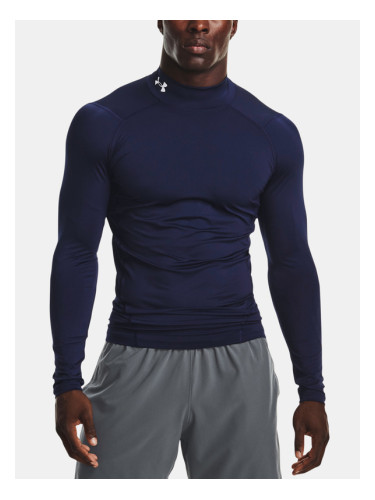 Under Armour UA HG Armour Comp Mock LS T-shirt Sin