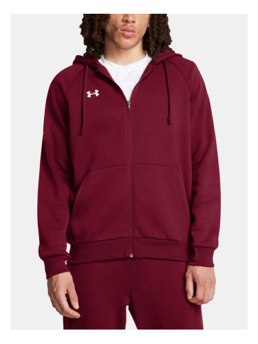 Under Armour UA Rival Fleece FZ Hoodie Sweatshirt Cherven