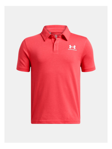 Under Armour UA B Icon Polo Тениска детски Cherven