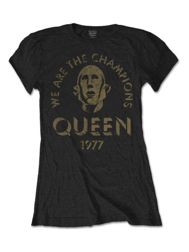 Queen Риза We Are The Champions Womens Black 2XL