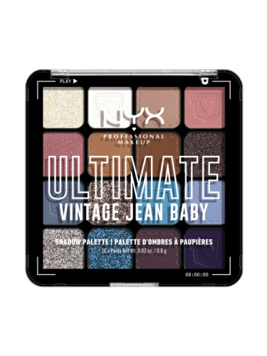 NYX Professional Makeup Ultimate Shadow Palette - Vintage Jean Baby (USPR01W)