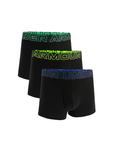 Under Armour M Perf Cotton 3in 3-Pack Black M