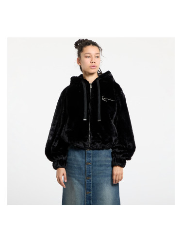 Яке Karl Kani Metal Signature Vegan Fur Zip Hoodie Jacket Black S