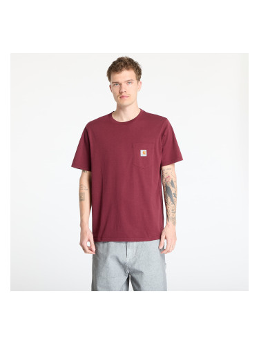 Тениска Carhartt WIP S/S Pocket T-Shirt UNISEX Malbec S