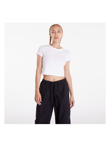 Тениска Urban Classics Ladies Stretch Jersey Cropped Tee White L