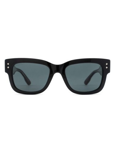 Gucci GG1217S 001 53 - правоъгълна слънчеви очила, unisex, черни