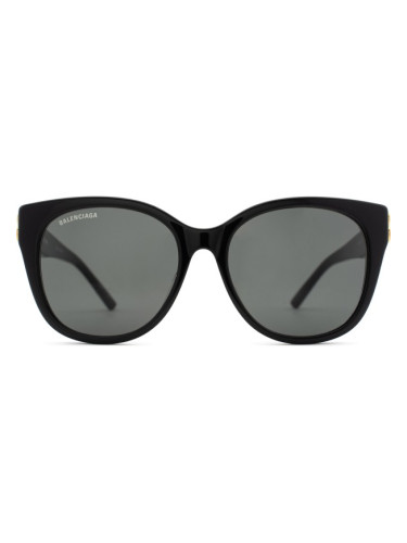 Balenciaga BB0103SA 001 57 - квадратна слънчеви очила, дамски, черни