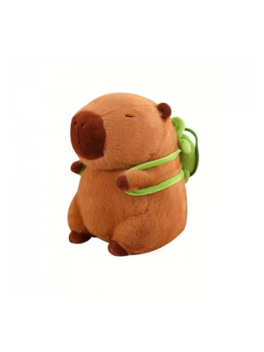 Плюшена капибара с костенурка, 20 см