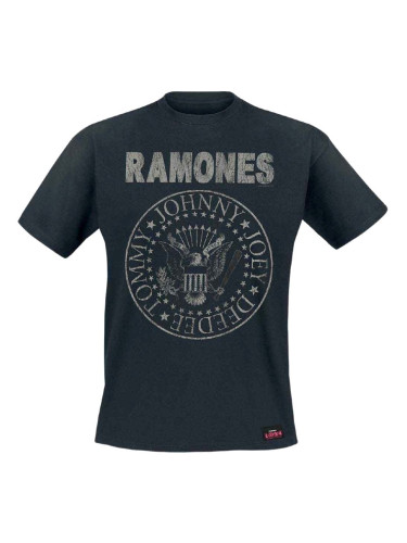 Ramones Риза Seal Hey Ho Unisex Black 2XL