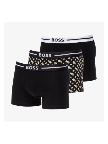 Hugo Boss Bold Design Trunk 3-Pack Black/ White/ Beige S