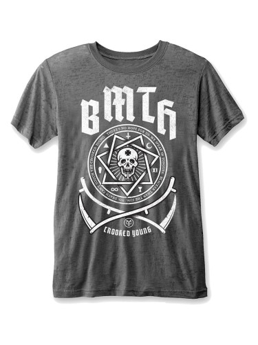 Bring Me The Horizon Риза Crooked Young Unisex Charcoal Grey L