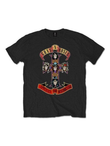 Guns N' Roses Риза Appetite for Destruction Unisex Black XL