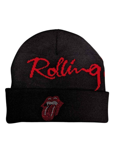 The Rolling Stones шапка Embellished Classic Tongue Black