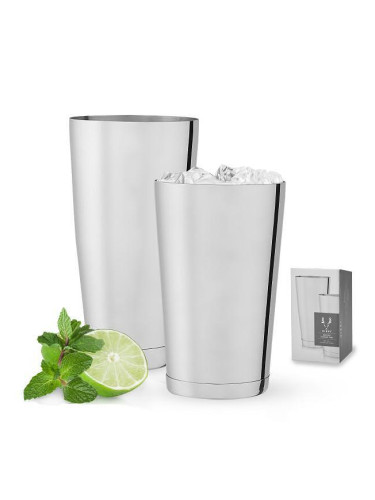 Шейкър сет за коктейли VISKI BOSTON - 530 + 830 мл