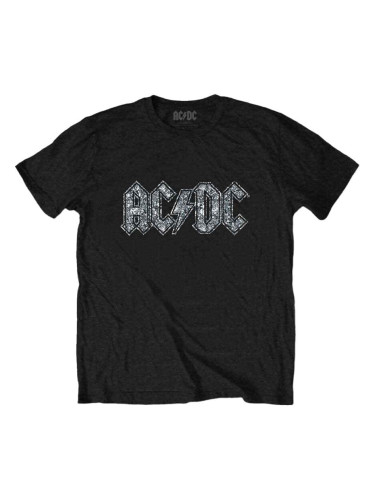 AC/DC Риза Logo Unisex Black 2XL