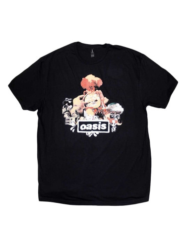 Oasis Риза Atomic Collage Unisex Black M