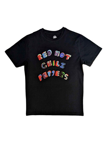 Red Hot Chili Peppers Риза Colourful Letters Unisex Black XL