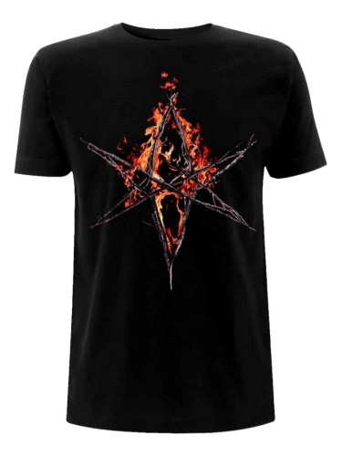 Bring Me The Horizon Риза Flaming Hex Unisex Black XL