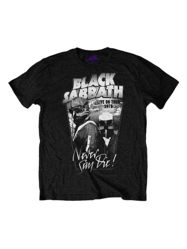 Black Sabbath Риза Never Say Die Unisex Black XL