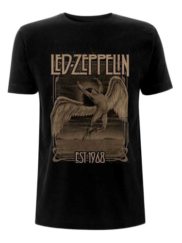 Led Zeppelin Риза Faded Falling Unisex Black M