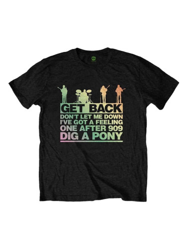 The Beatles Риза Get Back Gradient Unisex Black L