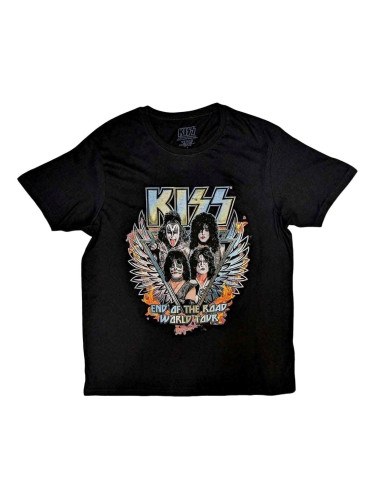 Kiss Риза End Of The Road Wings Unisex Black S