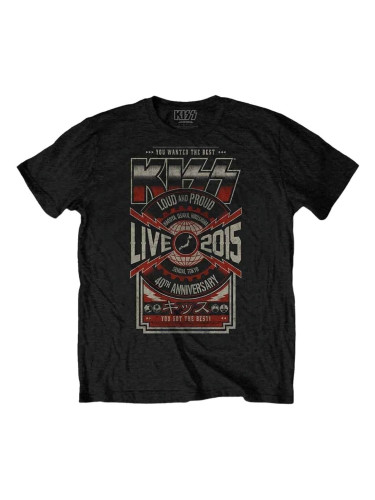 Kiss Риза Japan Live 2015 Unisex Black XL