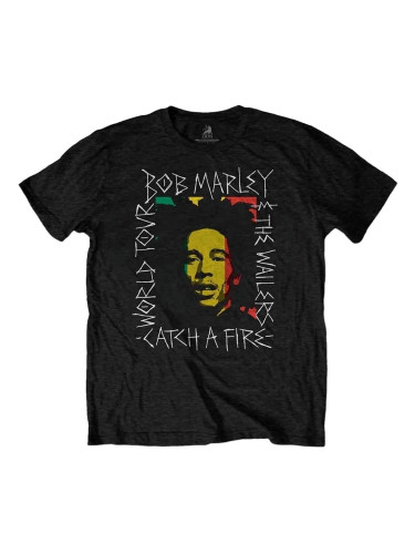 Bob Marley Риза Rasta Scratch Unisex Black 2XL