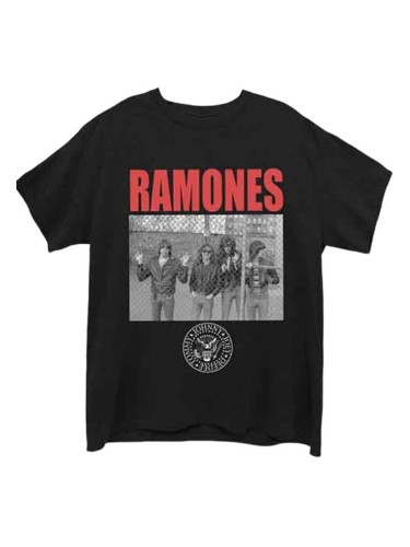 Ramones Риза Cage Photo Unisex Black S