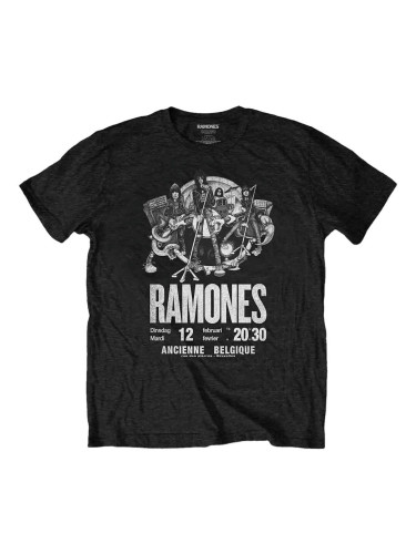 Ramones Риза Belgique Unisex Black S