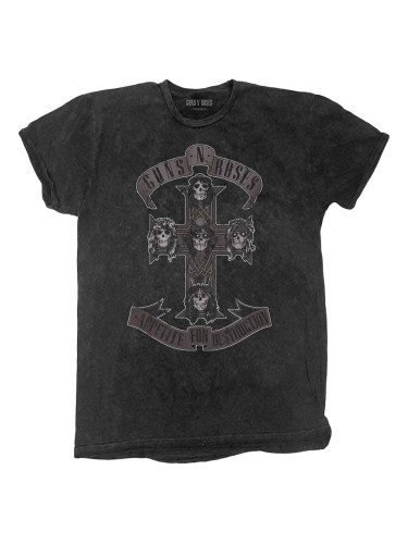 Guns N' Roses Риза Monochrome Cross Unisex Dip-Dye on Black M