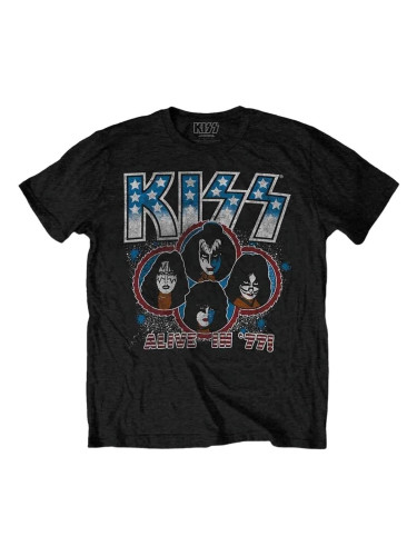 Kiss Риза Alive in '77 Unisex Black XL