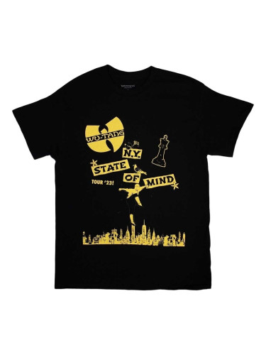 Wu-Tang Clan Риза Tour '23 NY State Of Mind Unisex Black XL