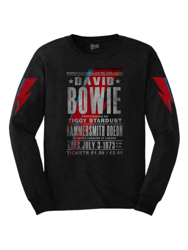 David Bowie Риза Hammersmith Odeon Unisex Black L