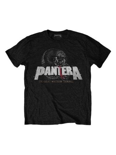 Pantera Риза Snake Logo Unisex Black 2XL