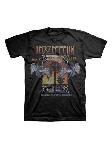 Led Zeppelin Риза Inglewood Unisex Black 2XL