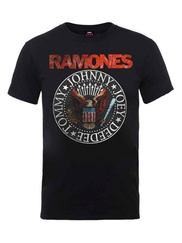 Ramones Риза Vintage Eagle Seal Unisex Black M