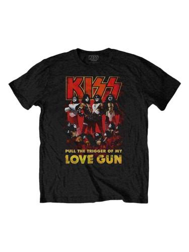 Kiss Риза Love Gun Glow Unisex Black L