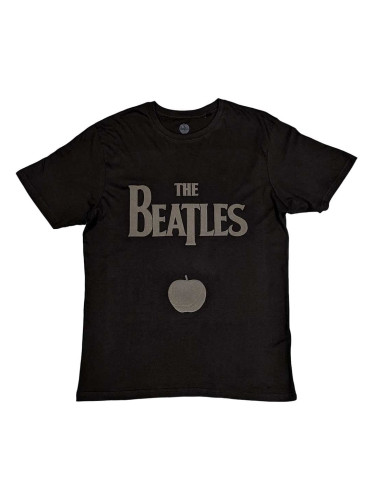 The Beatles Риза Drop T Logo & Apple Unisex Black L