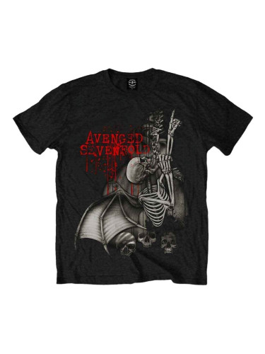 Avenged Sevenfold Риза Spine Climber Unisex Black 2XL