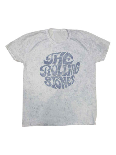 The Rolling Stones Риза 70's Logo Unisex Dip-Dye on White M