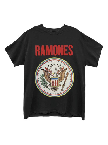 Ramones Риза Full Colour Seal Unisex Black S